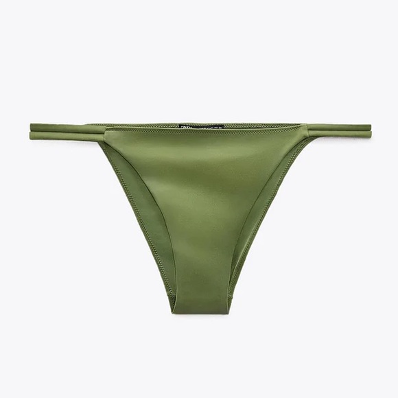 NWT Zara Green Bikini Bottom Year 2025‎ Size X-Small - Picture 1 of 9